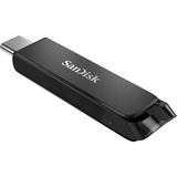 SanDisk Ultra USB-nøgle 128 GB USB Type-C 3.2 Gen 1 (3.1 Gen 1) Sort, USB-stik Sort, 128 GB, USB Type-C, 3.2 Gen 1 (3.1 Gen 1), 150 MB/s, Glide, Sort
