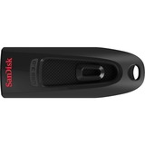 SanDisk Ultra USB-nøgle 512 GB USB Type-A 3.2 Gen 1 (3.1 Gen 1) Sort, USB-stik 512 GB, USB Type-A, 3.2 Gen 1 (3.1 Gen 1), 100 MB/s, Glide, Sort