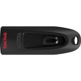 SanDisk Ultra USB-nøgle 512 GB USB Type-A 3.2 Gen 1 (3.1 Gen 1) Sort, USB-stik 512 GB, USB Type-A, 3.2 Gen 1 (3.1 Gen 1), 100 MB/s, Glide, Sort