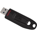 SanDisk Ultra USB-nøgle 64 GB USB Type-A 3.2 Gen 1 (3.1 Gen 1) Sort, USB-stik Sort/Rød, 64 GB, USB Type-A, 3.2 Gen 1 (3.1 Gen 1), 100 MB/s, Glide, Sort
