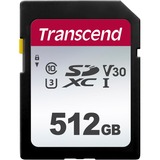Transcend 300S 512 GB SDXC NAND Klasse 10, Hukommelseskort 512 GB, SDXC, Klasse 10, NAND, 95 MB/s, 40 MB/s