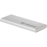 Transcend ESD240C 120 GB Sølv, Solid state-drev Sølv, 120 GB, M.2, USB Type-C, 3.2 Gen 2 (3.1 Gen 2), 520 MB/s, Sølv