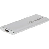 Transcend ESD240C 240 GB Sølv, Solid state-drev Sølv, 240 GB, M.2, USB Type-C, 3.2 Gen 2 (3.1 Gen 2), 520 MB/s, Sølv