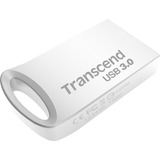 Transcend JetFlash 710 USB-nøgle 128 GB USB Type-A 3.2 Gen 1 (3.1 Gen 1) Sølv, USB-stik Sølv, 128 GB, USB Type-A, 3.2 Gen 1 (3.1 Gen 1), Uden hætte, 3,3 g, Sølv