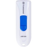 Transcend JetFlash 790 32GB USB-nøgle USB Type-A 3.2 Gen 1 (3.1 Gen 1) Hvid, USB-stik Hvid/Blå, 32 GB, USB Type-A, 3.2 Gen 1 (3.1 Gen 1), Glide, 4,9 g, Hvid