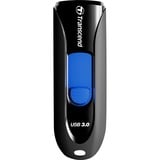 Transcend JetFlash 790 64GB USB-nøgle USB Type-A 3.2 Gen 1 (3.1 Gen 1) Sort, Blå, USB-stik Sort/Blå, 64 GB, USB Type-A, 3.2 Gen 1 (3.1 Gen 1), Glide, 4,9 g, Sort, Blå