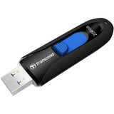 Transcend JetFlash 790 USB-nøgle 256 GB USB Type-A 3.2 Gen 1 (3.1 Gen 1) Sort, USB-stik Sort/Blå, 256 GB, USB Type-A, 3.2 Gen 1 (3.1 Gen 1), Uden hætte, 4,9 g, Sort