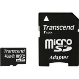 Transcend TS4GUSDHC10 hukommelseskort 4 GB MicroSDHC NAND Klasse 10 Sort, 4 GB, MicroSDHC, Klasse 10, NAND, 90 MB/s, Sort