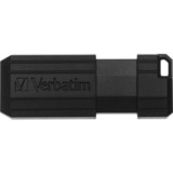 Verbatim PinStripe USB-nøgle 64 GB USB Type-A 3.2 Gen 1 (3.1 Gen 1) Sort, USB-stik Sort, 64 GB, USB Type-A, 3.2 Gen 1 (3.1 Gen 1), Glide, 7 g, Sort