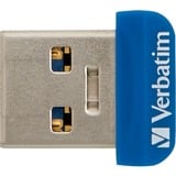 Verbatim Store 'n' Stay Nano USB-nøgle 32 GB USB Type-A 3.2 Gen 1 (3.1 Gen 1) Blå, USB-stik Blå, 32 GB, USB Type-A, 3.2 Gen 1 (3.1 Gen 1), Hætte, 3 g, Blå