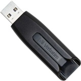 Verbatim V3 USB-nøgle 64 GB USB Type-A 3.2 Gen 1 (3.1 Gen 1) Sort, Grå, USB-stik Sort/grå, 64 GB, USB Type-A, 3.2 Gen 1 (3.1 Gen 1), Uden hætte, Sort, Grå
