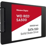 WD Red SA500 2.5" 500 GB Serial ATA III 3D NAND, Solid state-drev 500 GB, 2.5", 560 MB/s, 6 Gbit/sek.