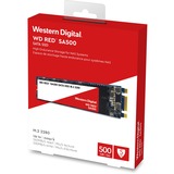 WD Red SA500 M.2 2000 GB Serial ATA III 3D NAND, Solid state-drev 2000 GB, M.2, 560 MB/s, 6 Gbit/sek.