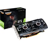 INNO3D  N206S2-08D6X-1710VA15L grafikkort NVIDIA GeForce RTX 2060 SUPER 8 GB GDDR6 Sort, GeForce RTX 2060 SUPER, 8 GB, GDDR6, 256 Bit, 7680 x 4320 pixel, PCI Express 3.0