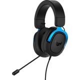 ASUS TUF Gaming H3 Headset Ledningsført Spil Sort, Blå, Gaming headset Blå, Ledningsført, Spil, 20 - 20000 Hz, 294 g, Headset, Sort, Blå