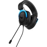ASUS TUF Gaming H3 Headset Ledningsført Spil Sort, Blå, Gaming headset Blå, Ledningsført, Spil, 20 - 20000 Hz, 294 g, Headset, Sort, Blå