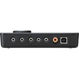 ASUS Xonar U5 5.1 kanaler USB, Lydkort Sort, 5.1 kanaler, 24 Bit, 104 dB, USB, Detail
