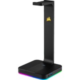 Corsair ST100 RGB Premium Headset Sort, Mount Sort, Headset, Indendørs, Sort