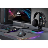 Corsair ST100 RGB Premium Headset Sort, Mount Sort, Headset, Indendørs, Sort