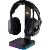 Corsair ST100 RGB Premium Headset Sort, Mount Sort, Headset, Indendørs, Sort