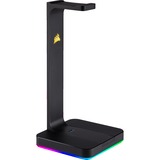 Corsair ST100 RGB Premium Headset Sort, Stander Sort, Headset, Indendørs, Sort