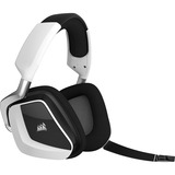 Corsair VOID RGB ELITE Wireless Headset Sort, Hvid, Gaming headset Hvid/Sort, Headset, Headset, Spil, Sort, Hvid, Binaural, Knapper, Dreje