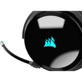 Corsair Virtuoso RGB Headset 3,5 mm stik USB Type-A Kulfiber, Gaming headset Carbon/Sort, Headset, Headset, Spil, Kulfiber, Binaural, Sort