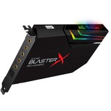 Creative Sound BlasterX AE-5 Plus Intern 5.1 kanaler PCI-E, Lydkort Sort, 5.1 kanaler, Intern, 32 Bit, 122 dB, PCI-E