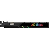 Creative Sound BlasterX AE-5 Plus Intern 5.1 kanaler PCI-E, Lydkort Sort, 5.1 kanaler, Intern, 32 Bit, 122 dB, PCI-E