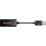 Creative Sound BlasterX G1 7.1 kanaler USB, Lydkort Sort, 7.1 kanaler, 24 Bit, 93 dB, USB