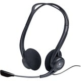 Logitech 960 Headset Ledningsført Opkald/musik USB Type-A Sort Sort, Ledningsført, 100 - 1000 Hz, Opkald/musik, 120 g, Headset, Sort, Detail