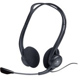 Logitech 960 Usb Computer Headset Ledningsført Opkald/musik Sort Sort, Ledningsført, 20 - 20000 Hz, Opkald/musik, Headset, Sort, Detail