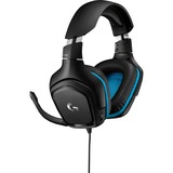 Logitech G432 Headset 3,5 mm stik Sort, Blå, Gaming headset Sort/Blå, Headset, Headset, Spil, Sort, Blå, Binaural, Ledningsført