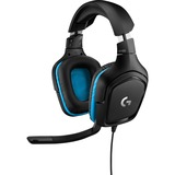 Logitech G432 Headset 3,5 mm stik Sort, Blå, Gaming headset Sort/Blå, Headset, Headset, Spil, Sort, Blå, Binaural, Ledningsført