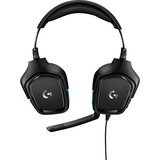 Logitech G432 Headset 3,5 mm stik Sort, Blå, Gaming headset Sort/Blå, Headset, Headset, Spil, Sort, Blå, Binaural, Ledningsført