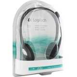 Logitech H111 Headset Ledningsført Kontor/Callcenter Grå grå, Ledningsført, Kontor/Callcenter, 20 - 20000 Hz, 74 g, Headset, Grå