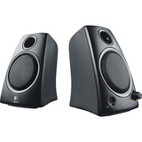 Logitech LGT-Z130 Højttalere, PC-højttaler Sort, 2-vejs, 2.0 kanaler, Ledningsført, 5 W, Sort, Detail
