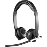 Logitech Wireless Headset Dual H820e Trådløs Kontor/Callcenter Sort Sort, Trådløs, Kontor/Callcenter, 150 - 7000 Hz, 128 g, Headset, Sort