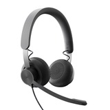 Logitech Zone Headset Ledningsført Opkald/musik USB Type-C Grafit Ledningsført, Opkald/musik, 211 g, Headset, Grafit