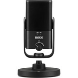 Rode Microphones NT-USB mini Sort Bordmikrofon Sort, Bordmikrofon, 20 - 20000 Hz, 24 Bit, 48 kHz, Ledningsført, USB/3.5 mm