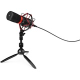 SPC Gear SM950T Sort, Mikrofon Sort, 18 - 21000 Hz, 16 Bit, 48 kHz, 135 dB, Kardioid, Ledningsført