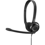 Sennheiser PC 3 Chat Headset Sort Headset, Headset, Kontor/Callcenter, Sort, Binaural, 2 m