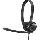 Sennheiser PC 8 USB Headset Sort Sort, Headset, Headset, Kontor/Callcenter, Sort, Binaural, 2 m