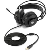 Sharkoon SKILLER SGH2 Headset Sort, Gaming headset Sort, Headset, Headset, Spil, Sort, Binaural, 2,5 m