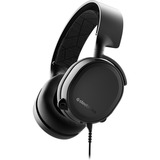SteelSeries Arctis 3 Headset 3,5 mm stik Sort, Gaming headset Sort, Headset, Headset, Spil, Sort, Binaural, 3 m
