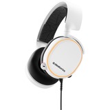 SteelSeries Arctis 5 Headset 3,5 mm stik Sort, Hvid, Gaming headset Hvid, Headset, Headset, Spil, Sort, Hvid, Binaural, 3 m
