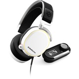 SteelSeries Arctis Pro + GameDAC Headset 3,5 mm stik Hvid, Gaming headset Hvid, Headset, Headset, Spil, Hvid, Binaural, Ekstern kontrolenhed