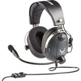 Thrustmaster T.Flight U.S. Air Force Edition Headset Ledningsført Spil Sort, Gaming headset grå/metal, Ledningsført, Spil, 650 g, Headset, Sort