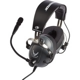 Thrustmaster T.Flight U.S. Air Force Edition Headset Ledningsført Spil Sort, Gaming headset grå/metal, Ledningsført, Spil, 650 g, Headset, Sort