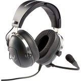Thrustmaster T.Flight U.S. Air Force Edition Headset Sort, Gaming headset grå/metal, Headset, Headset, Spil, Sort, Binaural, Dreje